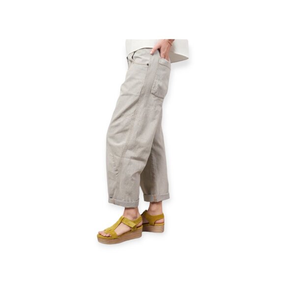 Rachel Comey khaki wash button-fly oversized elkin pant size M [fits up to XL] - Picture 4 of 16